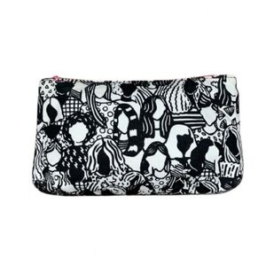IPSY Black and White cosmetic bag NWOT